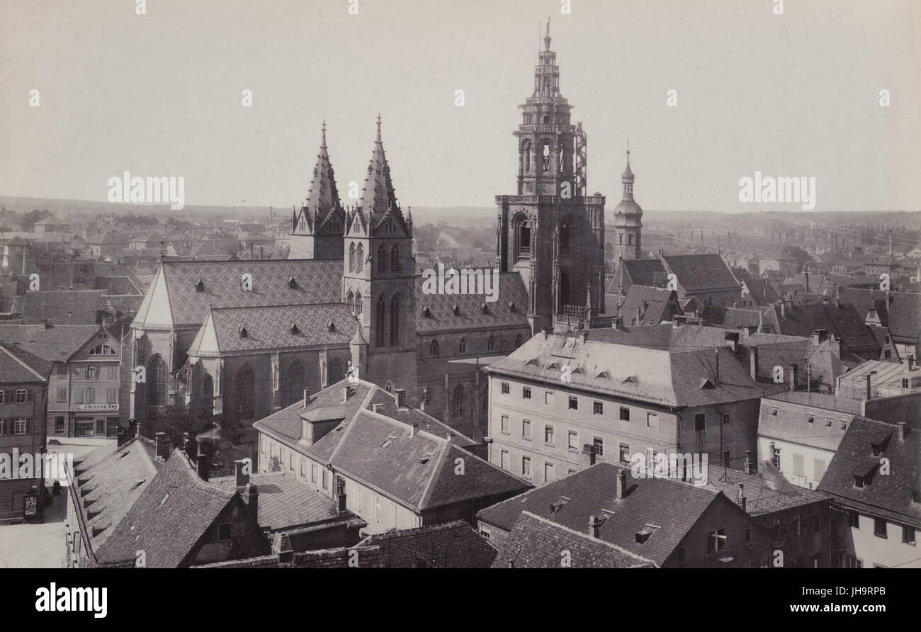 Heinrich Schuler Kilianskirche Heilbronn ca 1895 Stock Photo Alamy