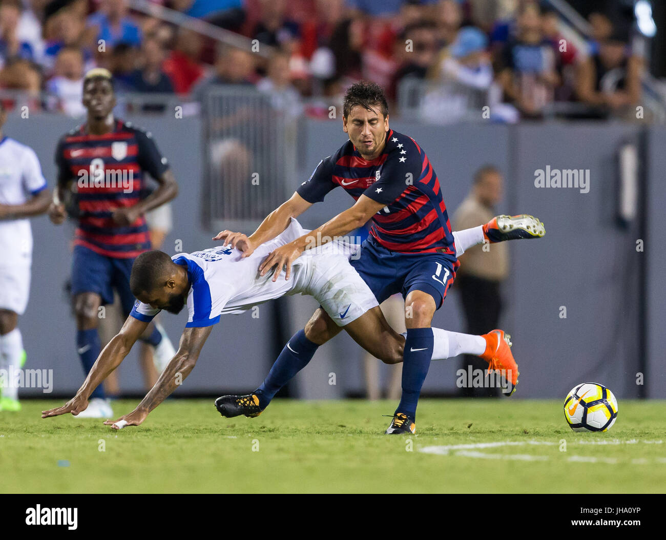 July 12, 2017 United States midfielder Alejandro Bedoya (11) and