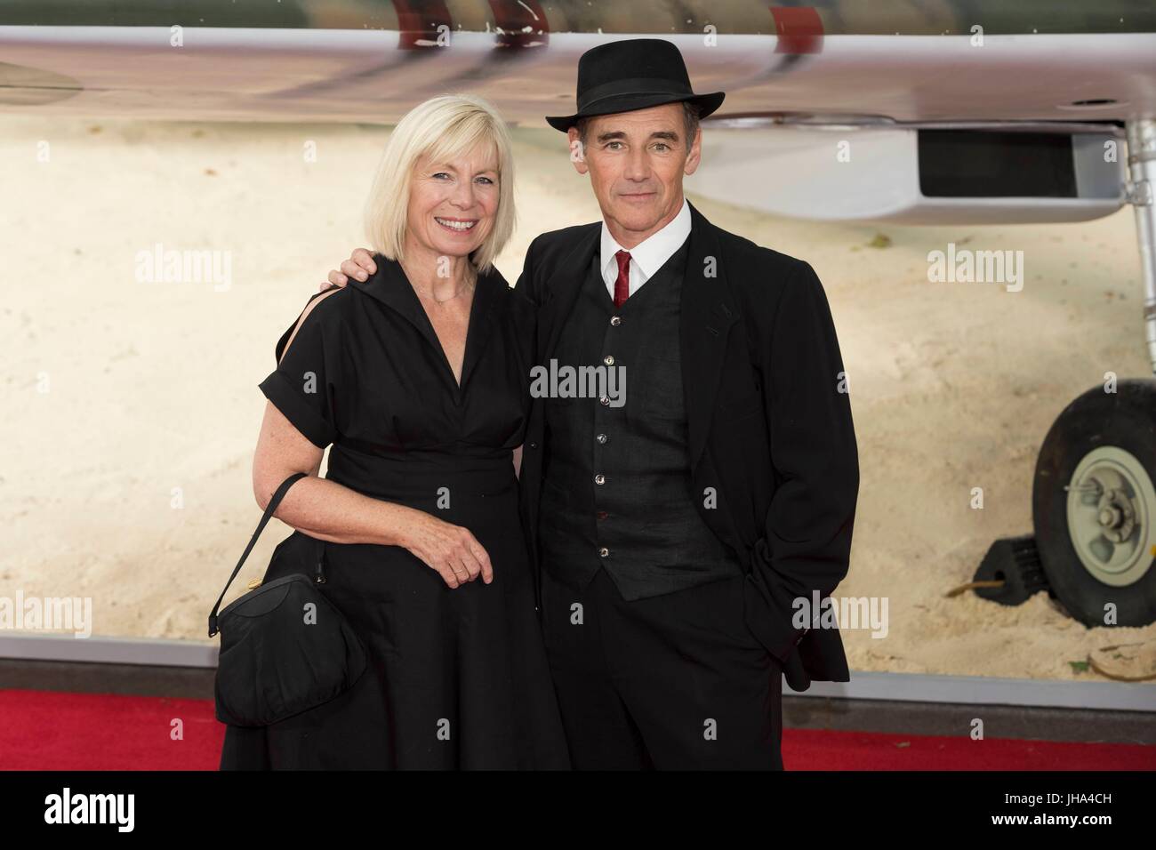 Mark Rylance and his wife Claire van Kampen attend the World Premiere of DUNKIRK. London, UK. 13/07/2017 | usage worldwide Stock Photo