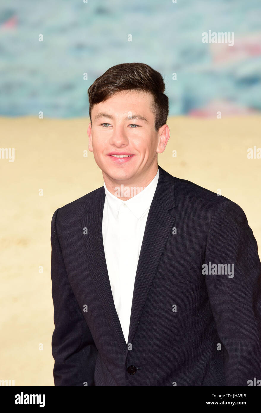 London, UK. 13th July, 2017. Barry Keoghan attending The World Premiere of DUNKIRK at the Odeon ,Leicester Square  London 13th July 2017 Credit: Peter Phillips/Alamy Live News Stock Photo