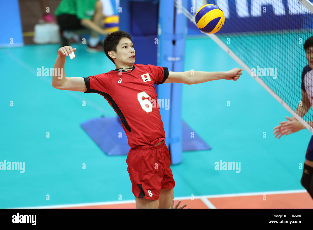 Canberra Australia 12th July 2017 Akihiro Yamauchi Jpn Volleyball