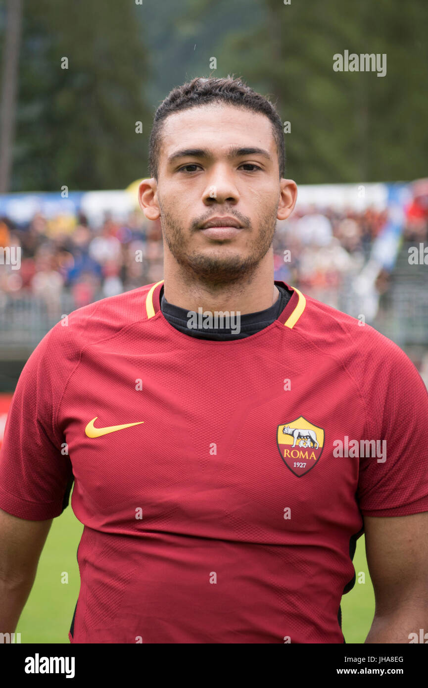 Pinzolo, Italy. 11th July, 2017. Juan Jesus (Roma) Football/Soccer : Pre-season friendly match between ACD Pinzolo Valrendena 0-8 AS Roma in Pinzolo, Italy . Credit: Maurizio Borsari/AFLO/Alamy Live News Stock Photo