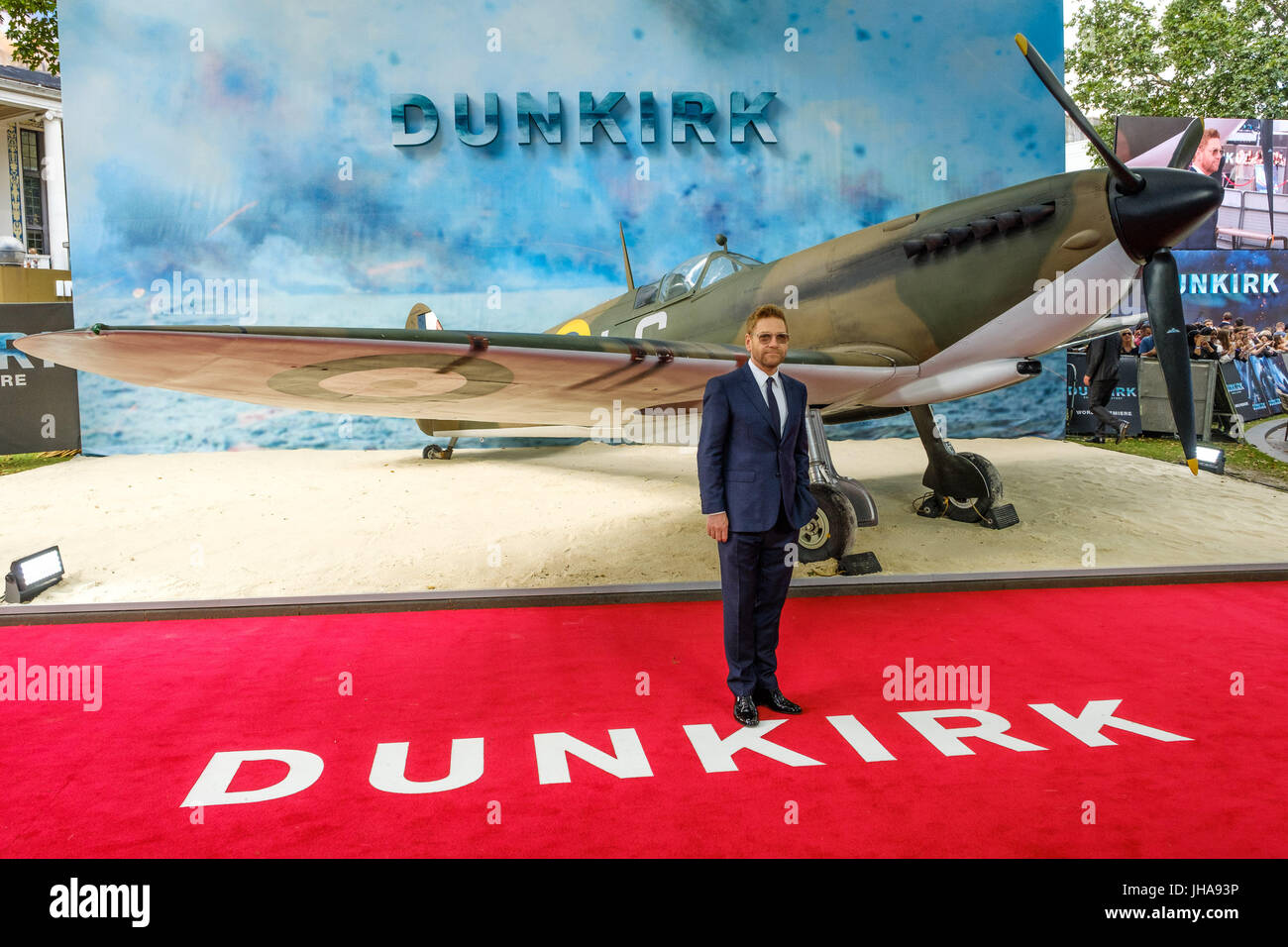 London, UK. 13th July, 2017. Kenneth Branagh at World Premiere of DUNKIRK on Thursday 13 July 2017 held at ODEON Leicester Square, London. Pictured: Kenneth Branagh. Credit: Julie Edwards/Alamy Live News Stock Photo