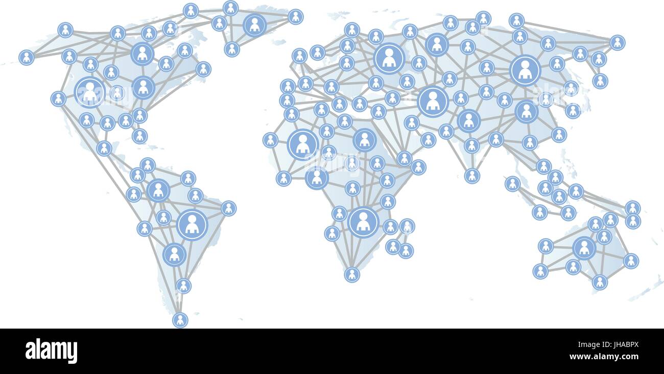 Social media icons blue Cut Out Stock Images Pictures Alamy