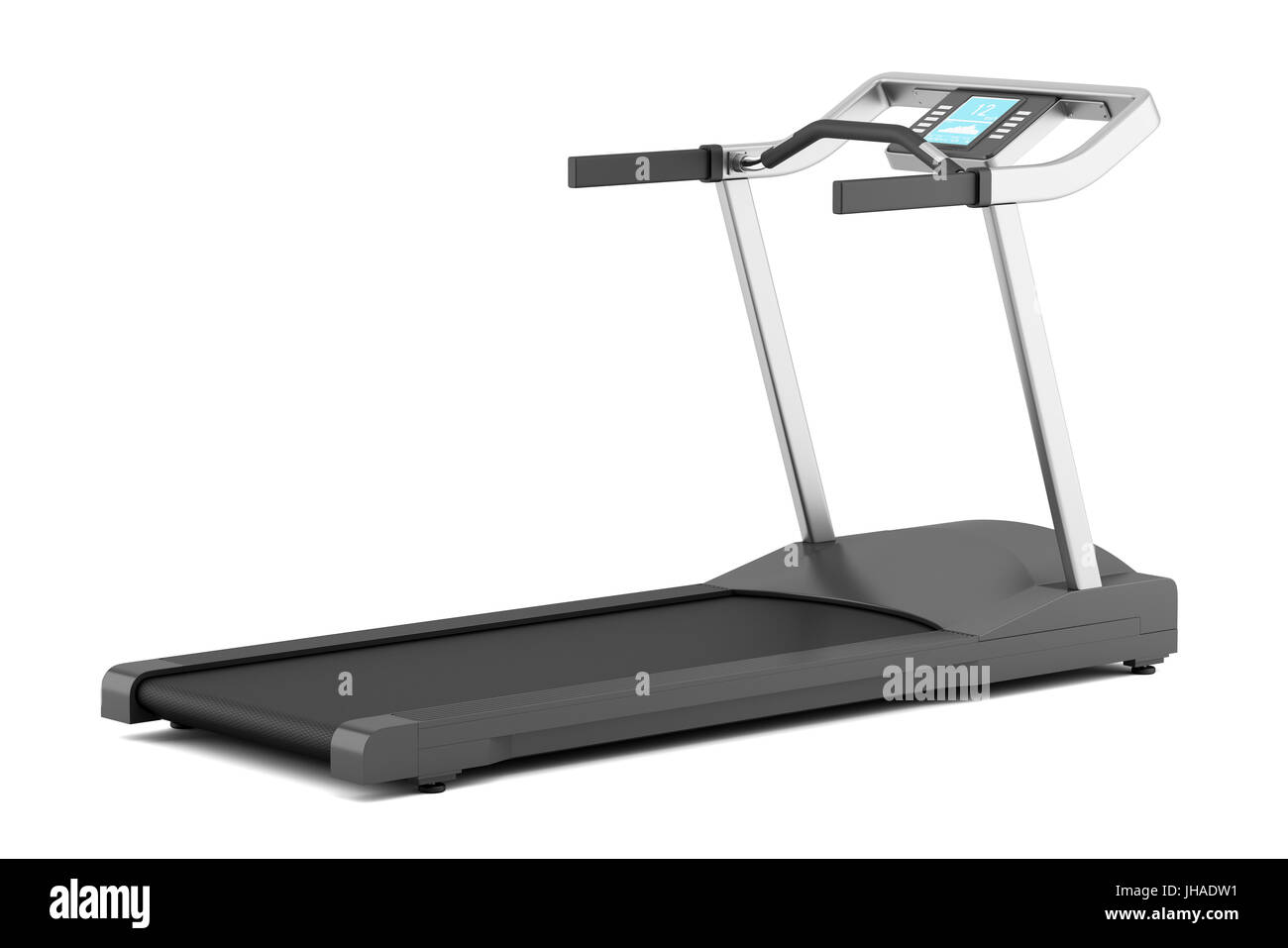 treadmill isolated on white background Stock Photo - Alamy