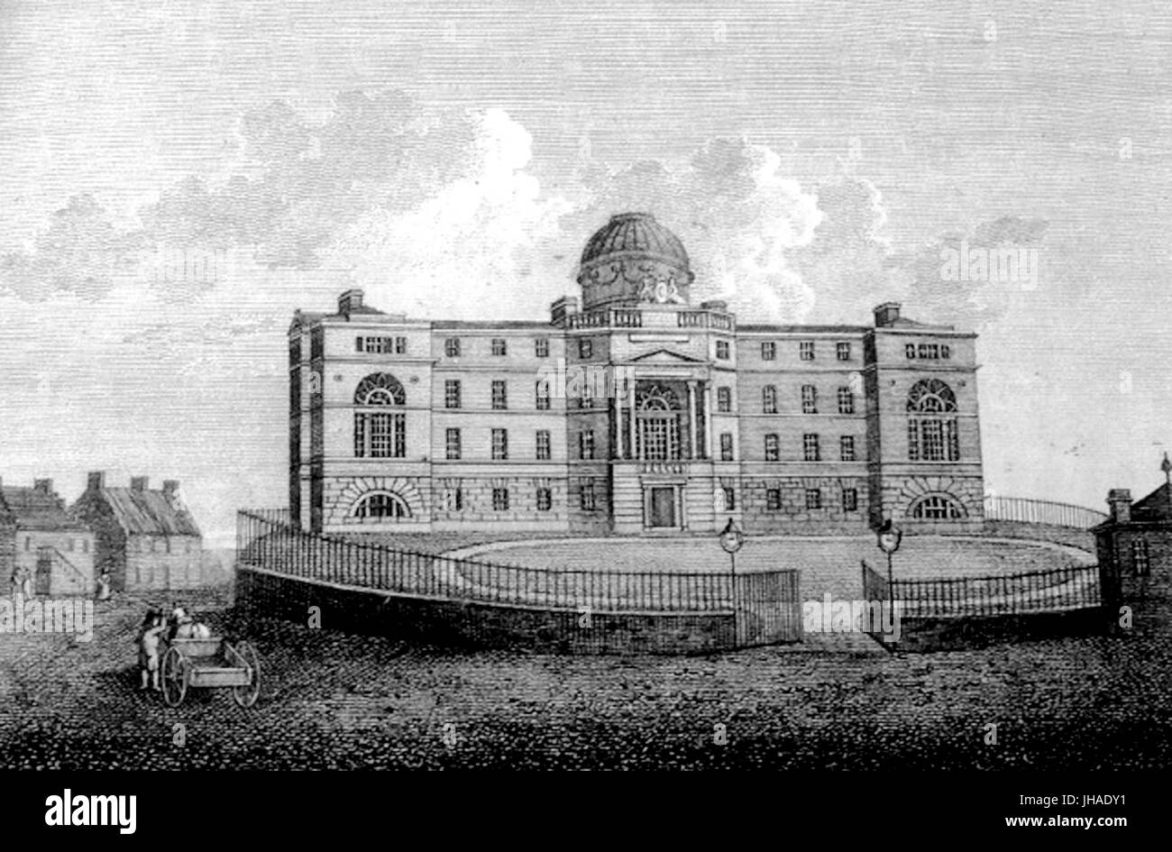GLASGOW ROYAL INFIRMARY about 1795 Stock Photo