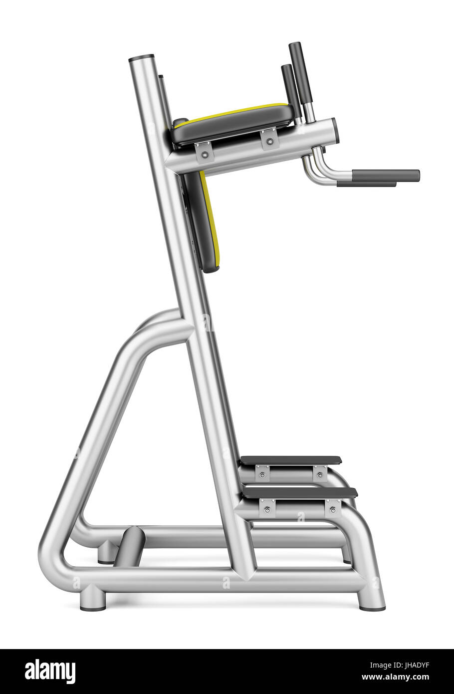 gym roman chair isolated on white background Stock Photo Alamy