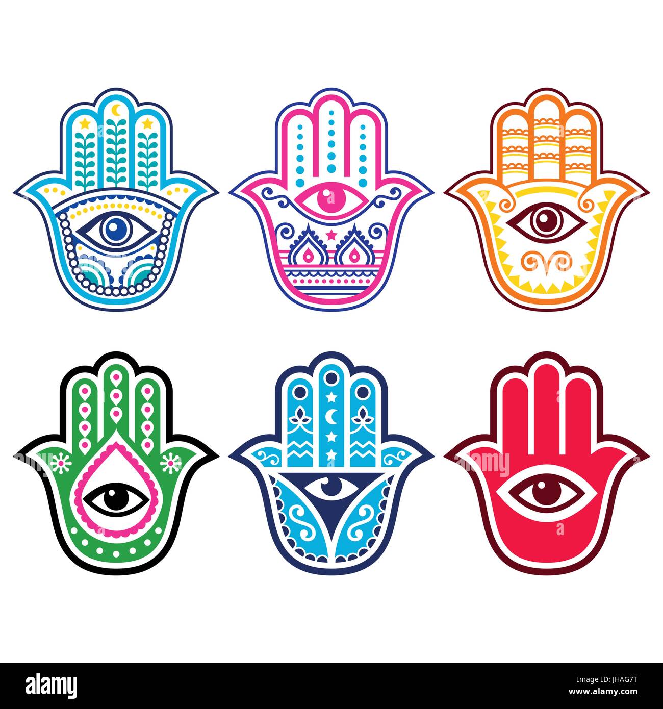 Hamsa hand Cut Out Stock Images & Pictures - Alamy