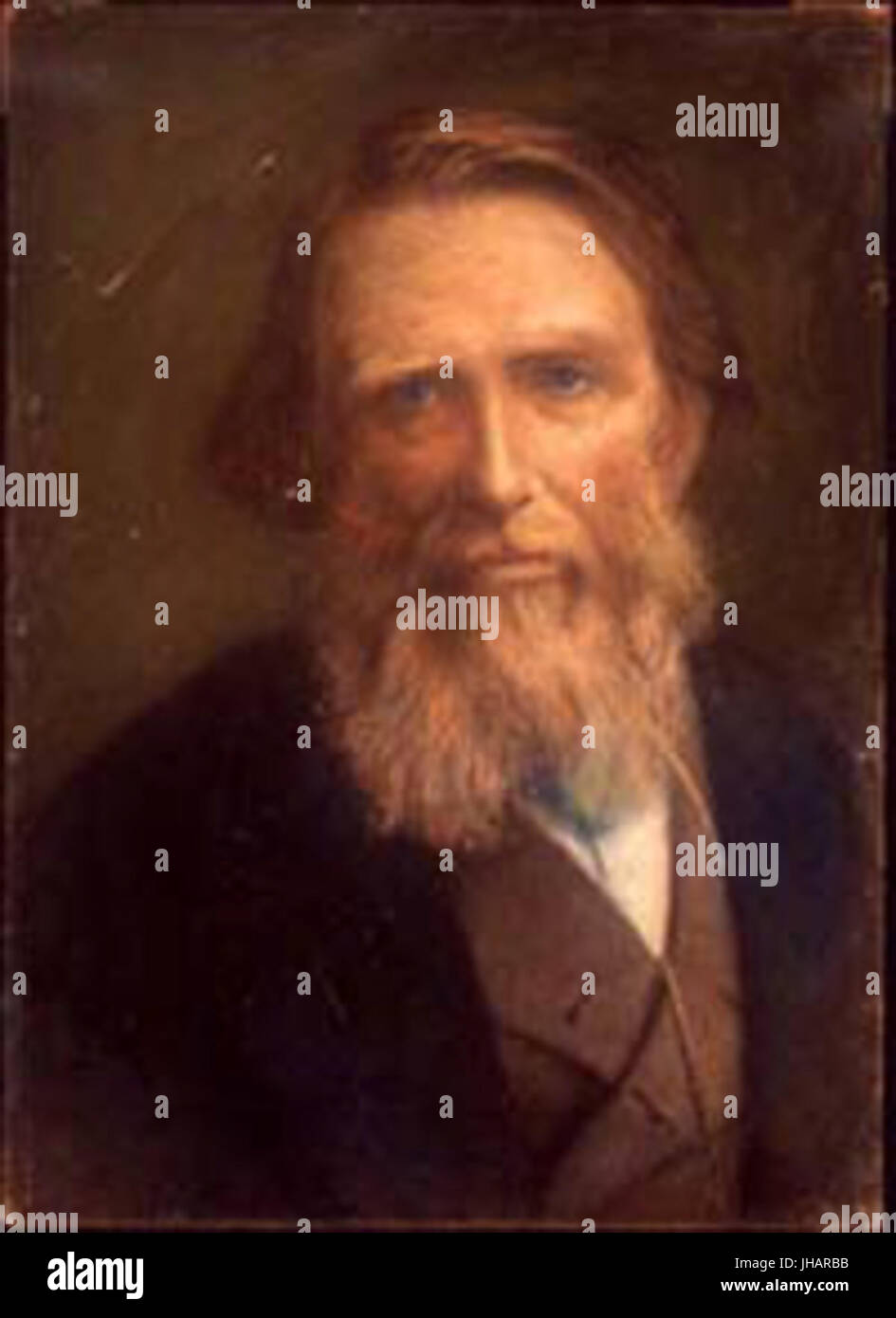 John Ruskin after Herkomer Stock Photo Alamy