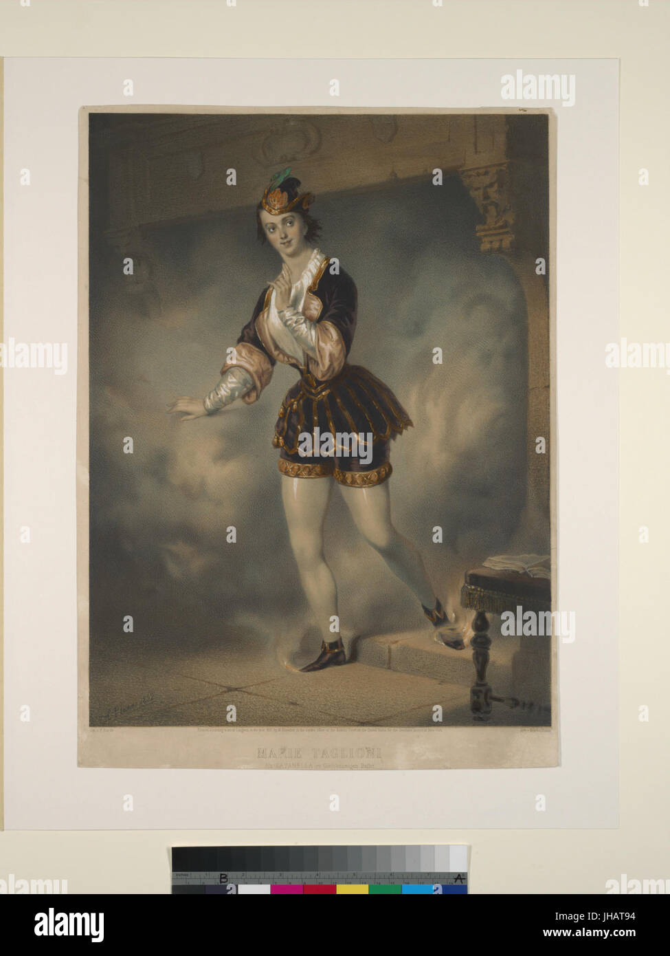 Marie Taglioni als Satanella im gleichnamigen Ballet (NYPL b12148822-1532692) Stock Photo