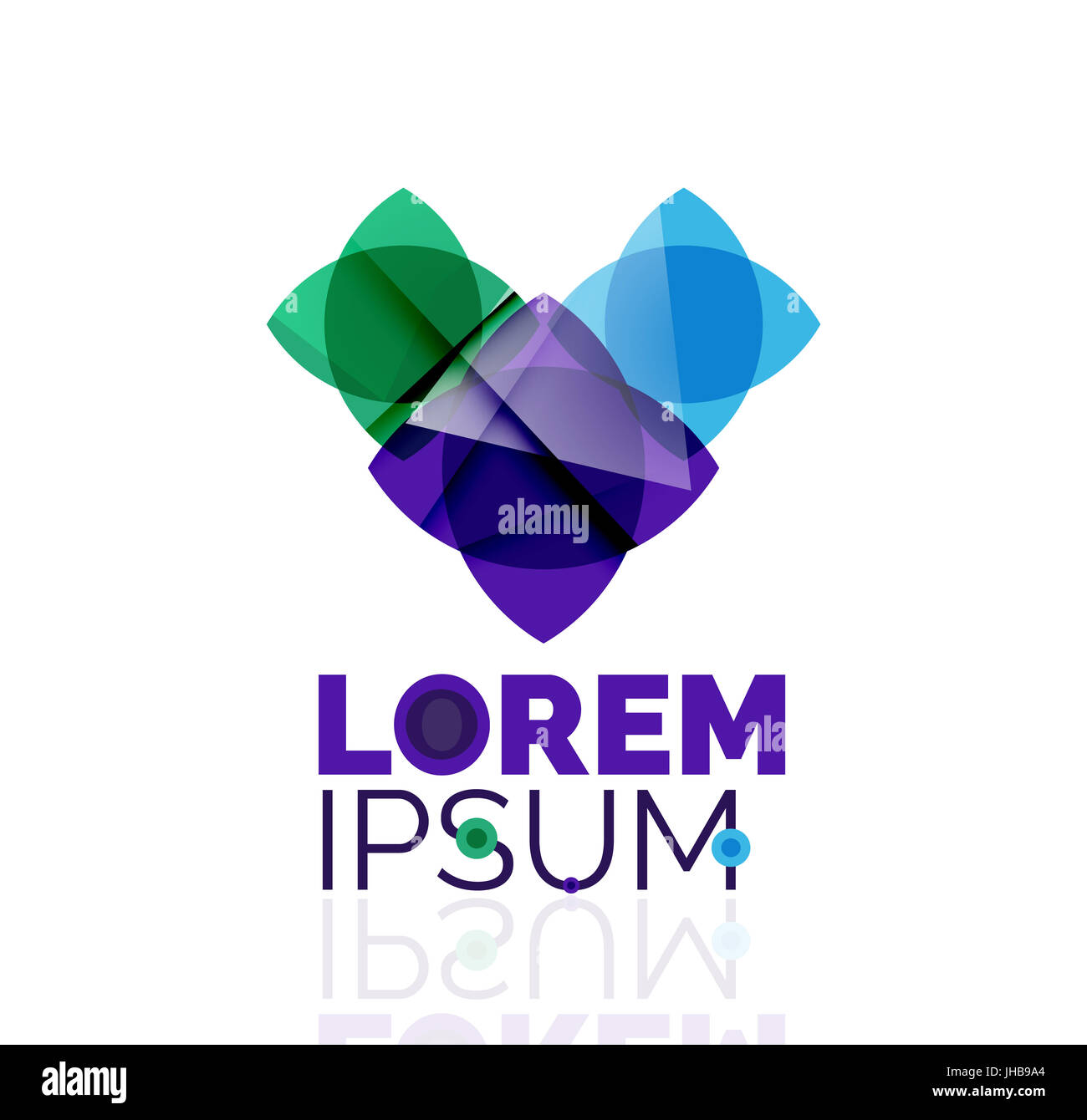 Logo, abstract geometric business icon. Vector illustration Stock Photo ...