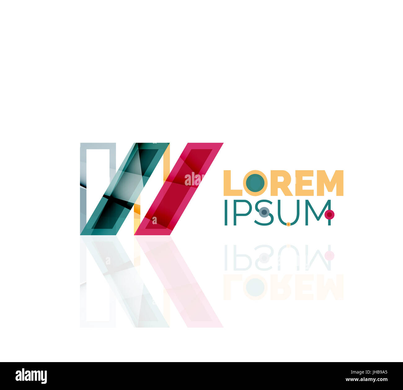 Logo, abstract geometric business icon. Vector illustration Stock Photo ...