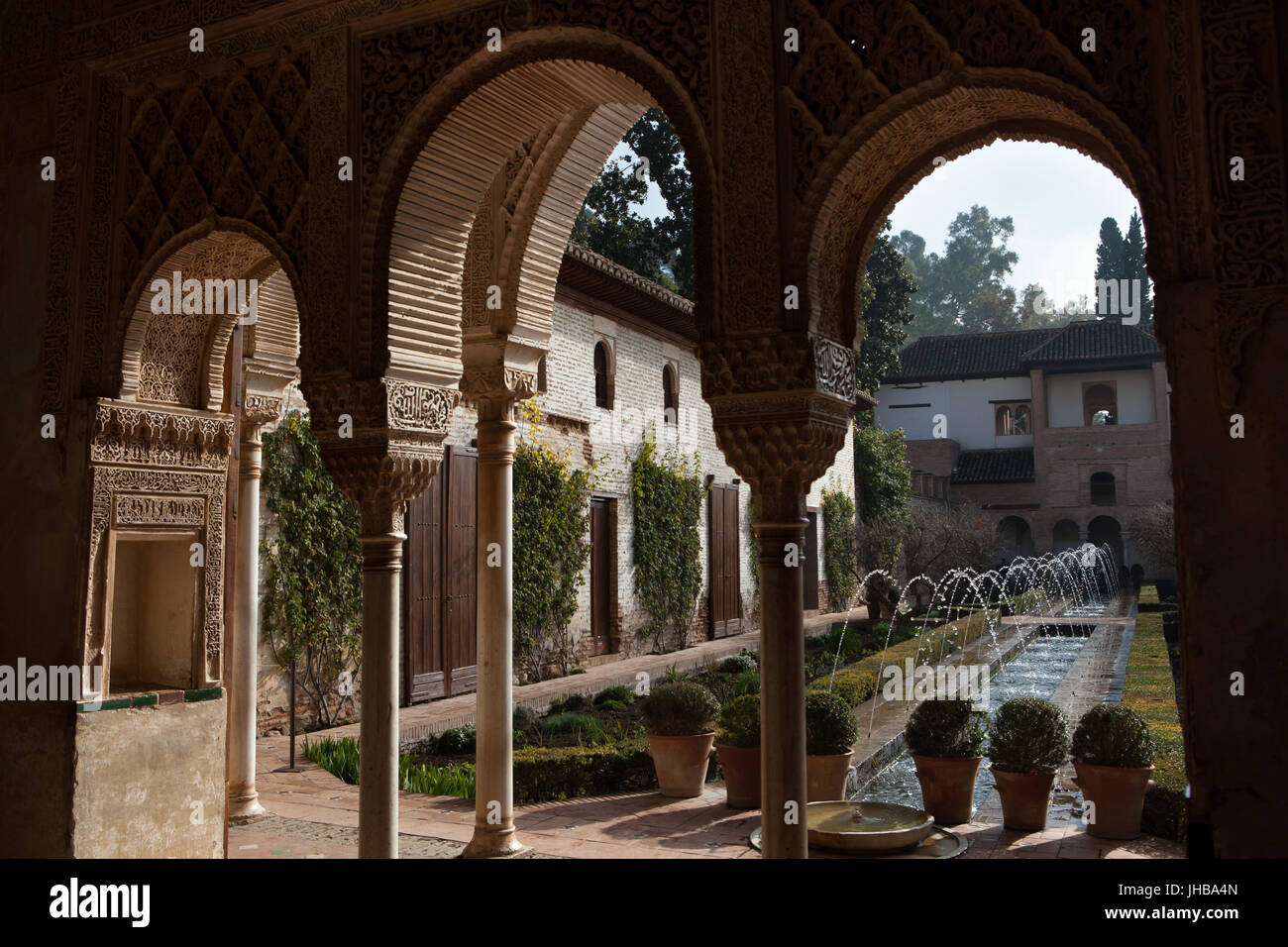 Patio of the Irrigation Ditch (Patio de la Acequia) pictured from the