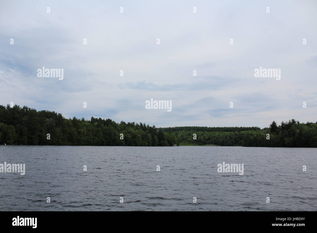 Days on the Lake, Otis Reservoir, MA Stock Photo Alamy