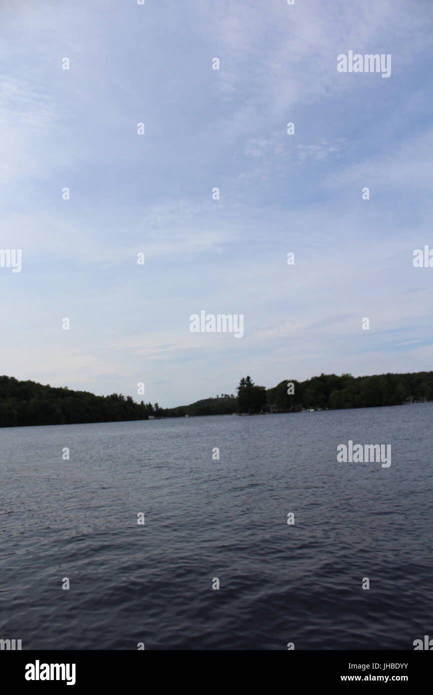 Days on the Lake, Otis Reservoir, MA Stock Photo Alamy