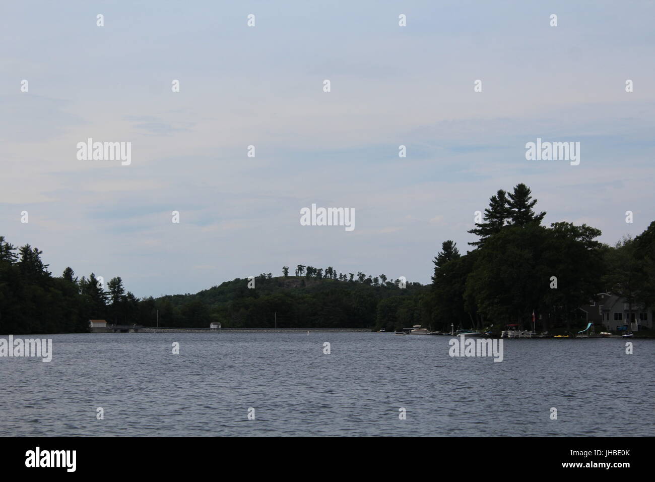 Days on the Lake, Otis Reservoir, MA Stock Photo Alamy