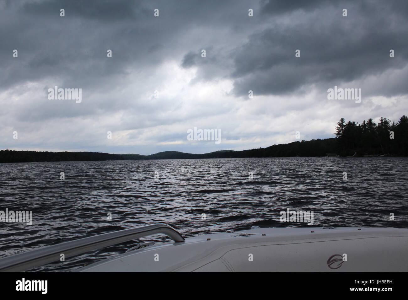 Days on the Lake, Otis Reservoir, MA Stock Photo Alamy