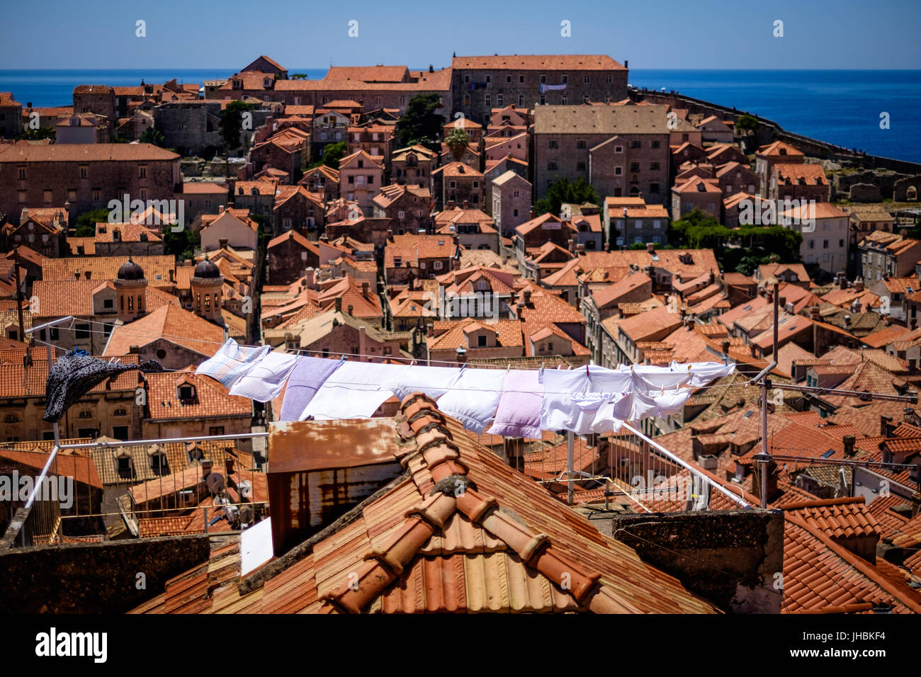 Rooftops in dubrovnik croatia hi-res stock photography and images - Alamy