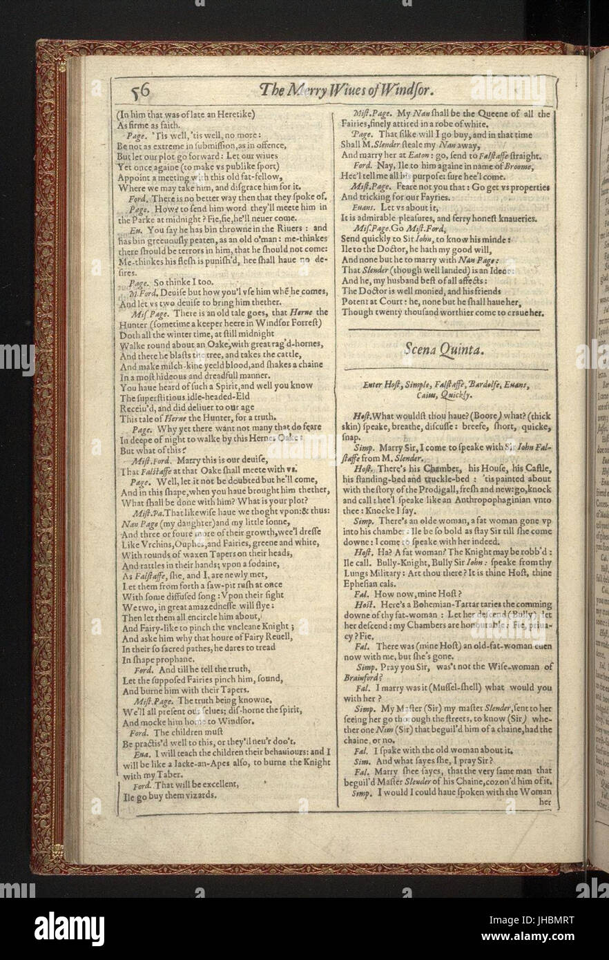 Shakespeare Paper First Folio, Shakespeare - 0074 Stock Photo - Alamy