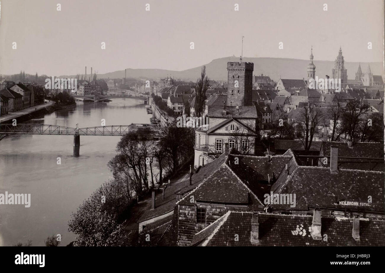 Heilbronn total Heinrich Schuler ca 1895 Stock Photo Alamy