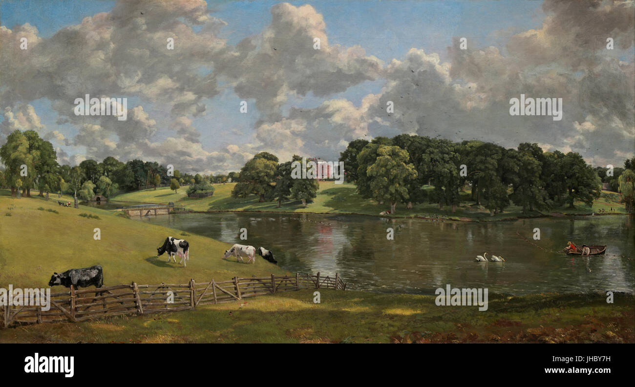John Constable - Wivenhoe Park, Essex - Stock Photo