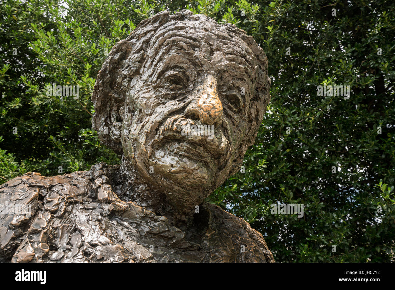 Statue of Albert Einstein in Washington DC Stock Photo