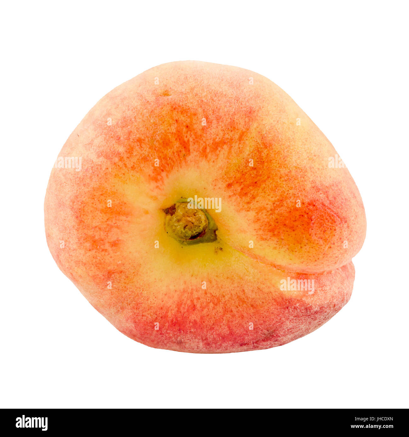 Saturn peaches, also known as Donut (Doughnut) peaches, are a variety