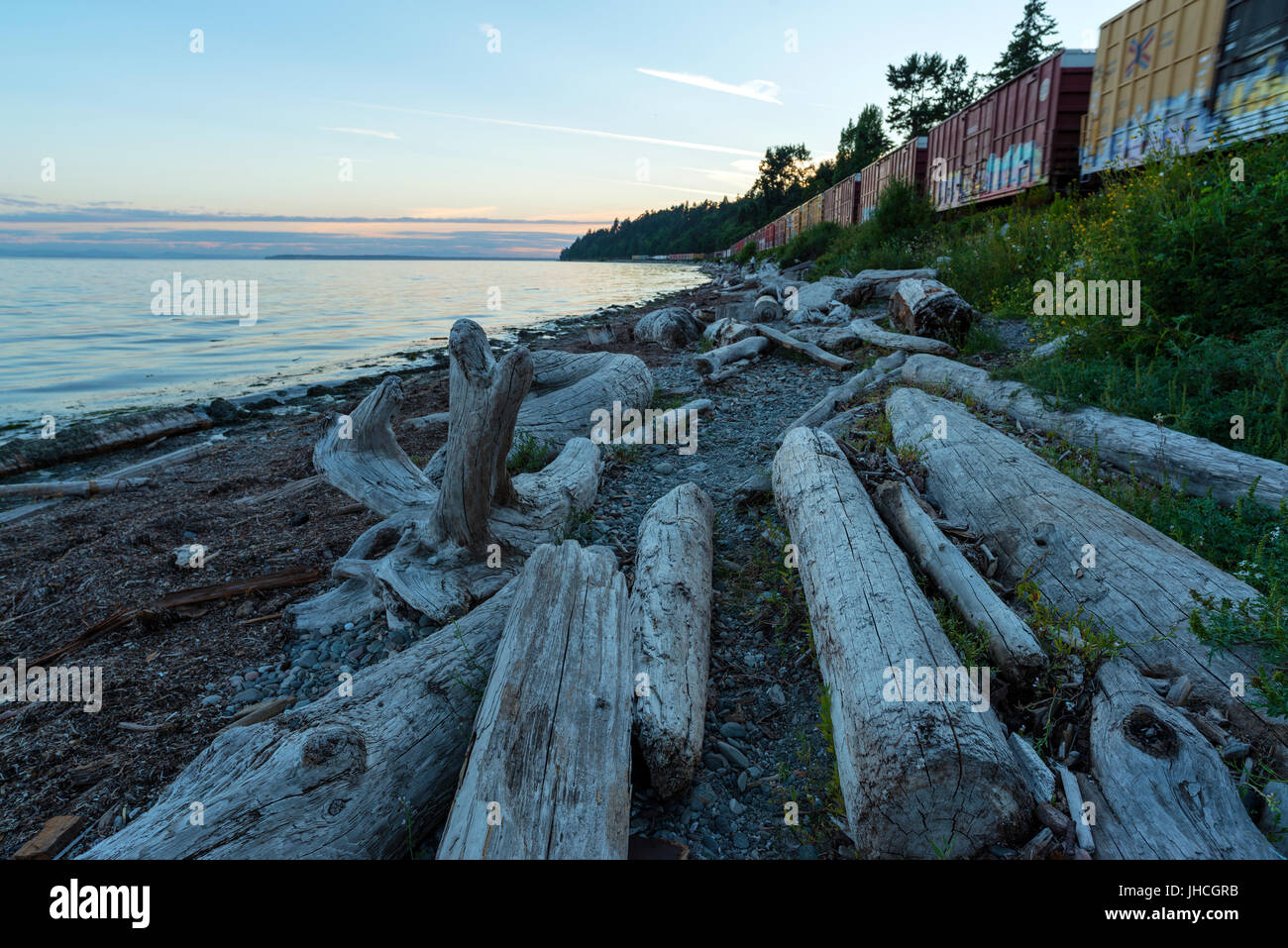 Landscapes and Waterscapes of the Pacific North West of British Columbia Canada. Stock Photo
