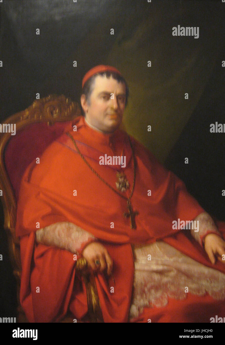 Podesti Ritratto del cardinal Ferretti Stock Photo