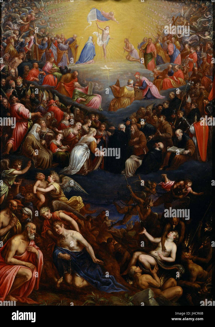 Leandro Bassano - The Last Judgement - Stock Photo