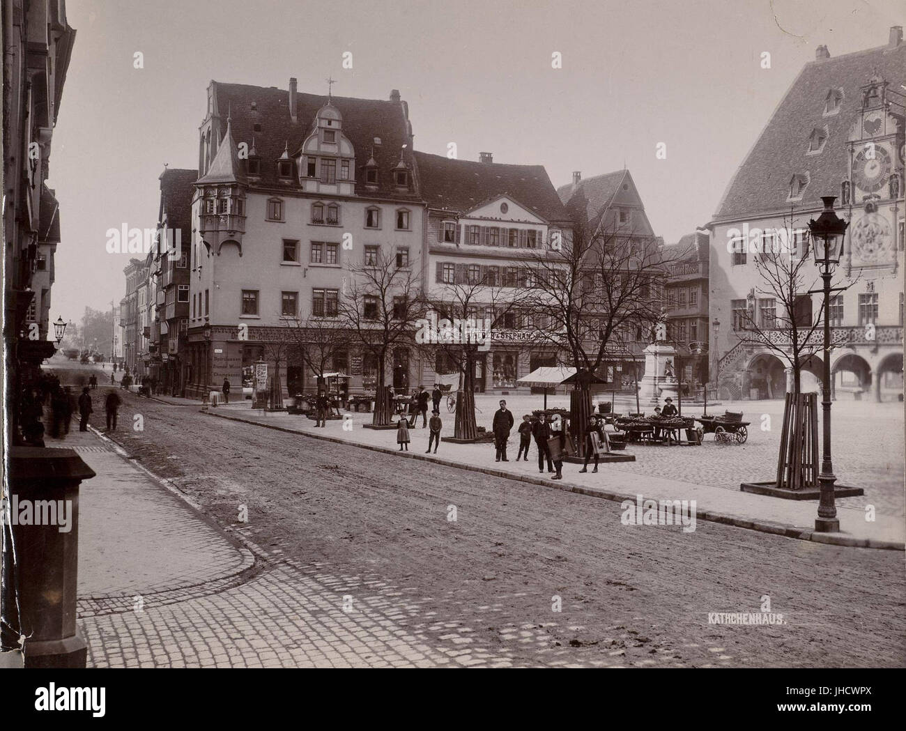 Heilbronn Kaethchenhaus Heinrich Schuler vor 1897 Stock Photo Alamy
