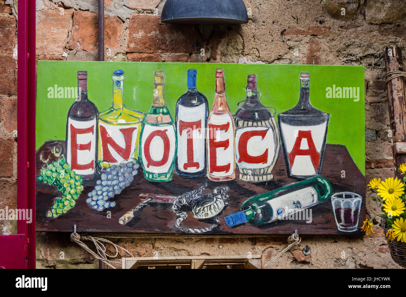 Handmade Signboard This is an handmade food signboard, met in a small tuscany village ...