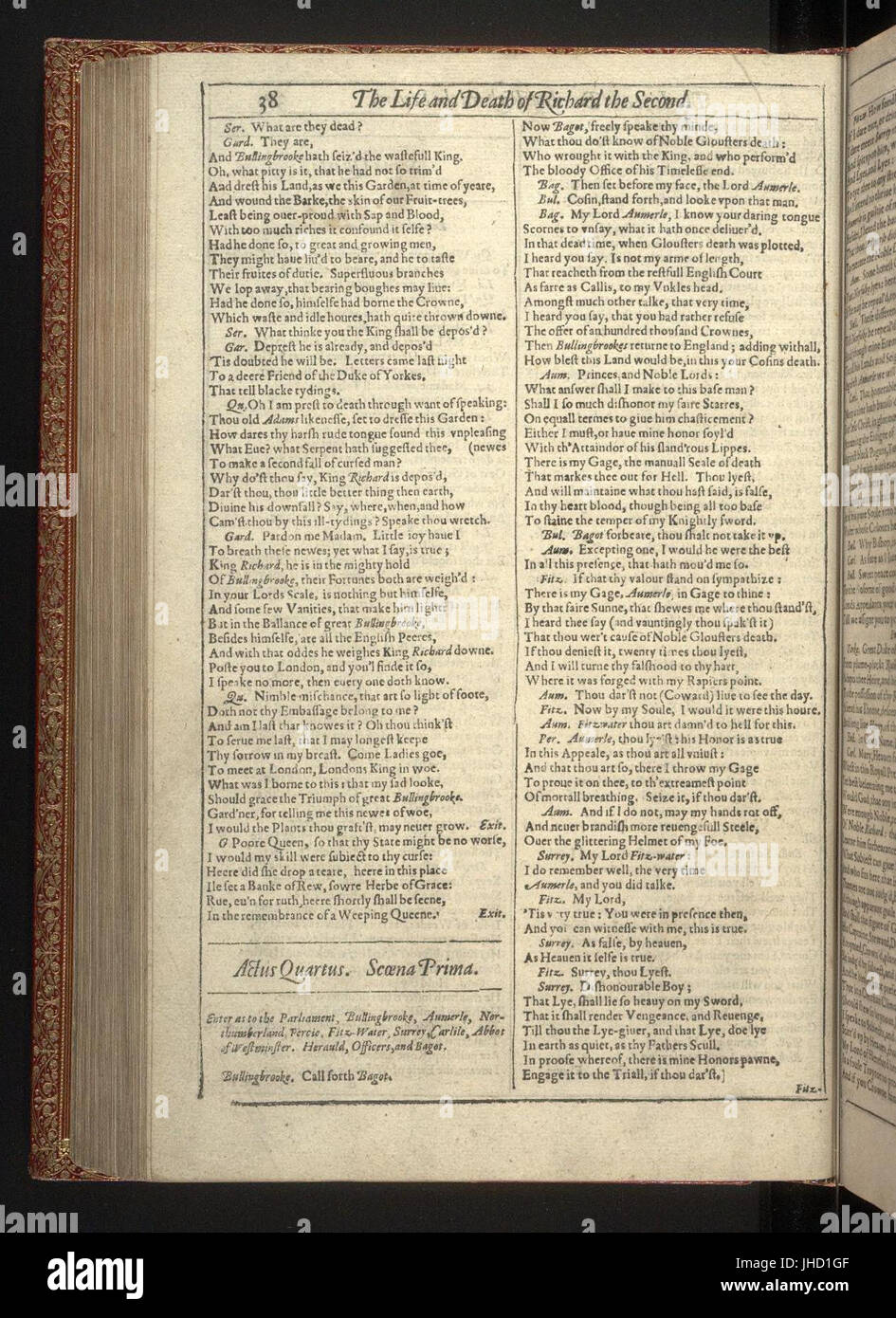 Shakespeare Paper First Folio, Shakespeare - 0359 Stock Photo - Alamy