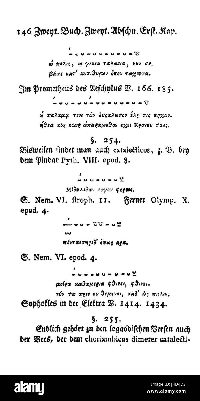 Hermann Handbuch der Metrik 178 Stock Photo