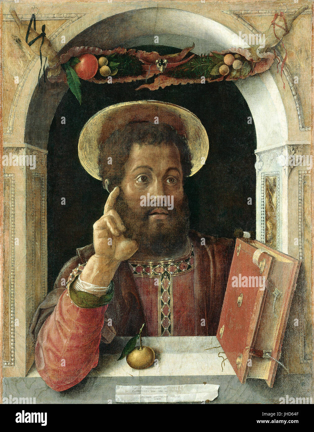 Andrea mantegna st mark the evangelist stock photo alamy
