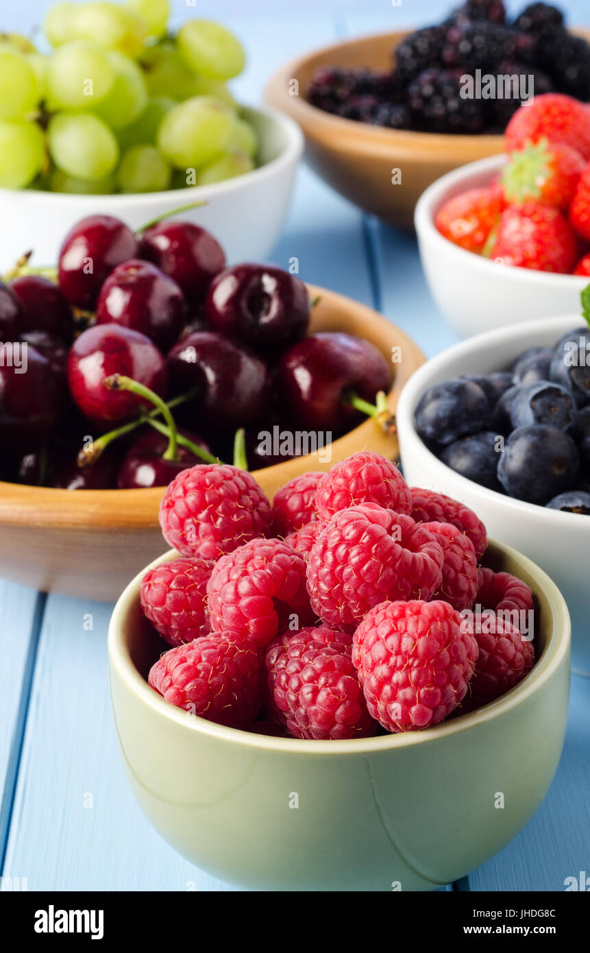 Painted wooden bowls hi-res stock photography and images - Alamy