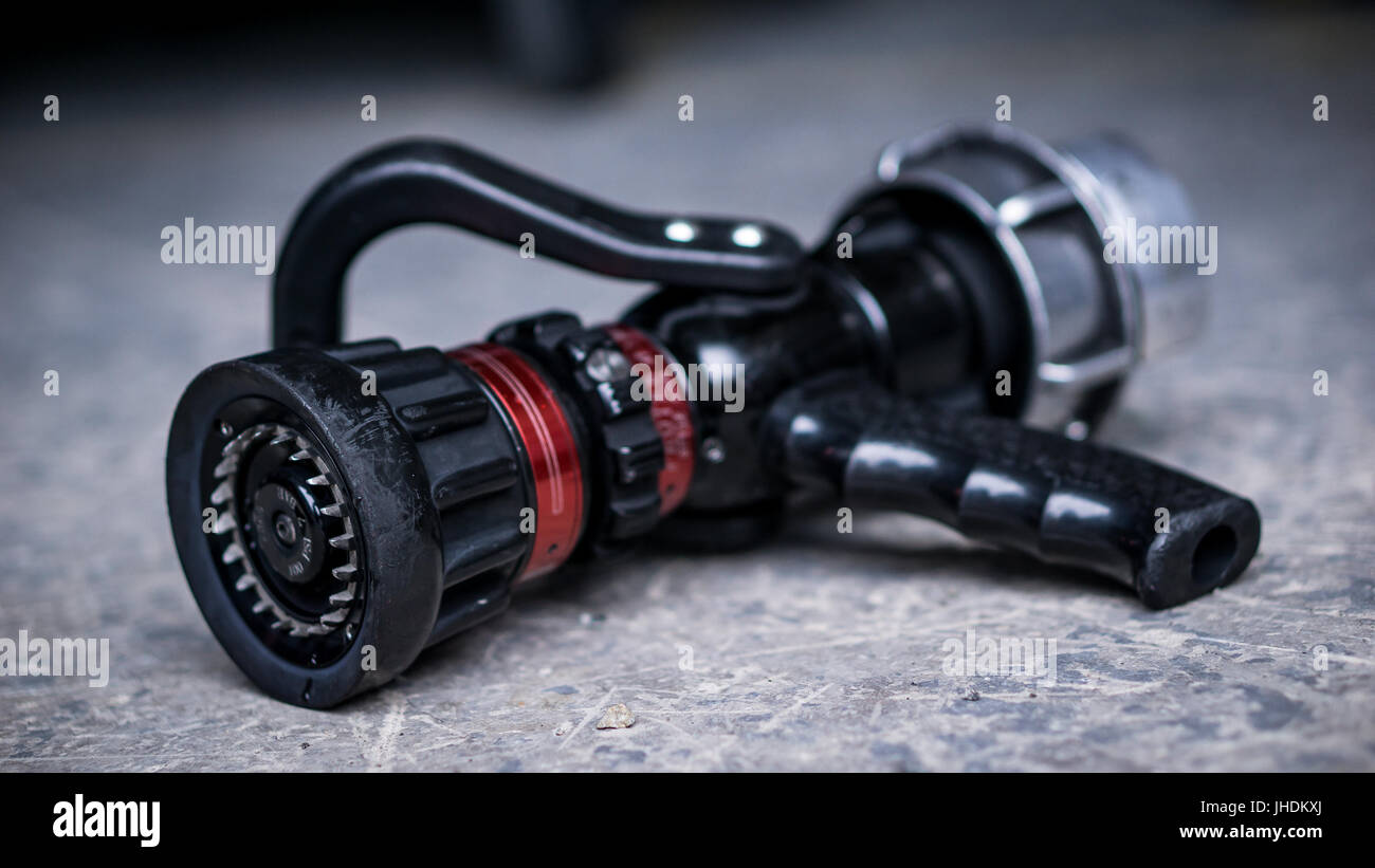Fire fighting equipment used for fire drills and fire fighting Stock Photo Alamy