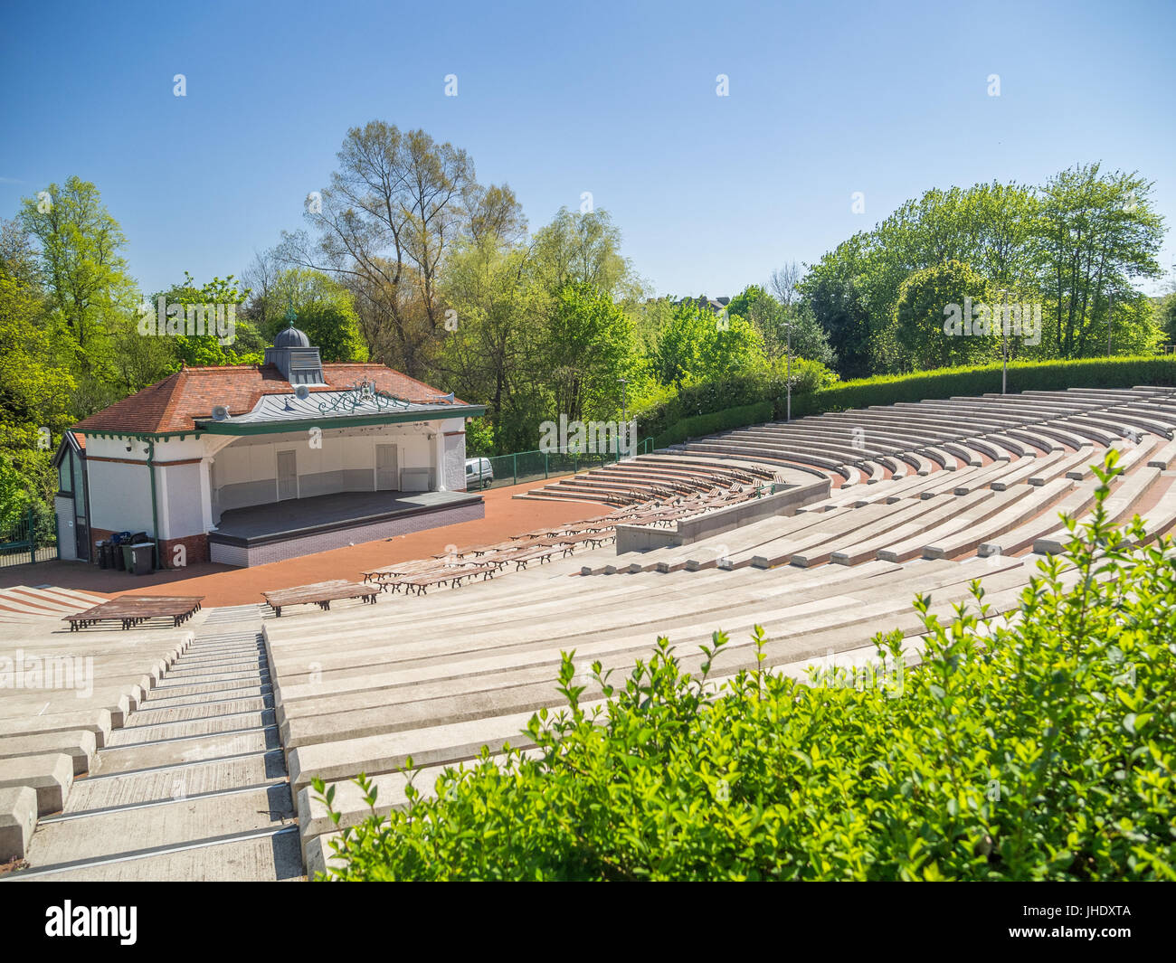 Kelvingrove bandstand Stock Photo Alamy