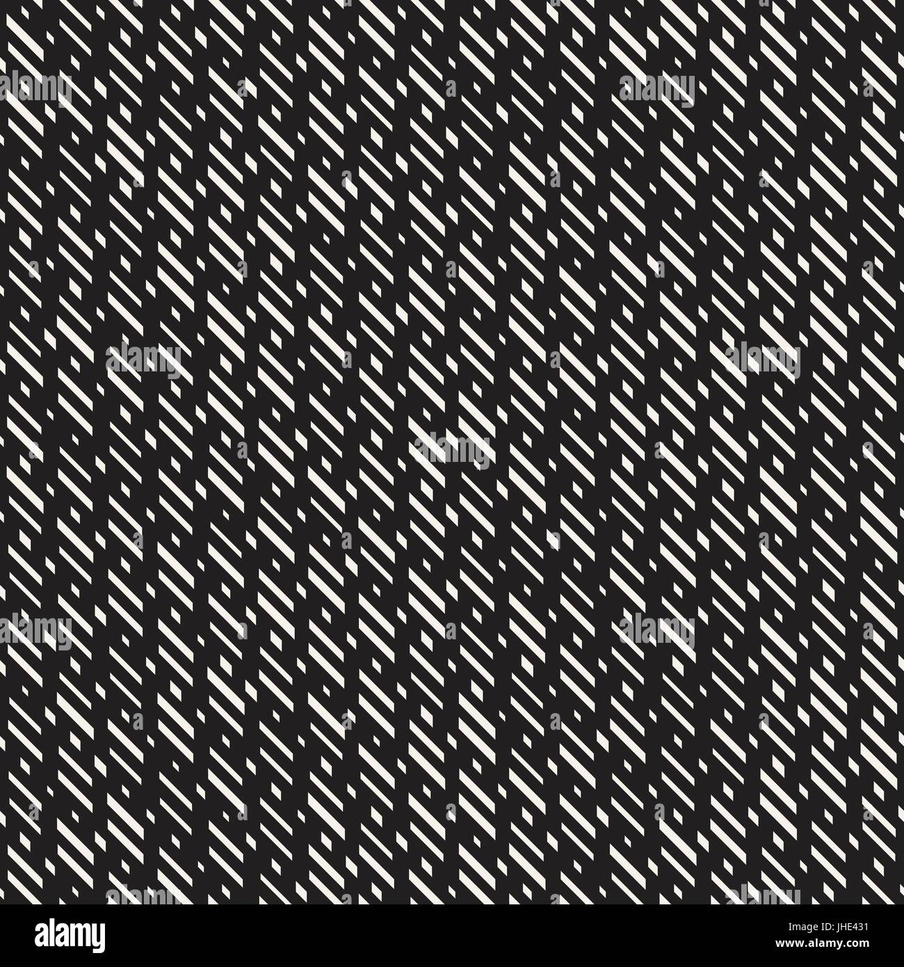 Black and White Irregular Dashed Lines Pattern. Modern Abstract Vector ...