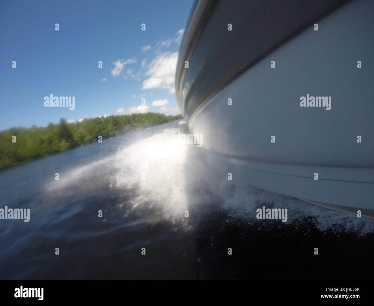 Days on the Lake, Otis Reservoir, MA Stock Photo Alamy