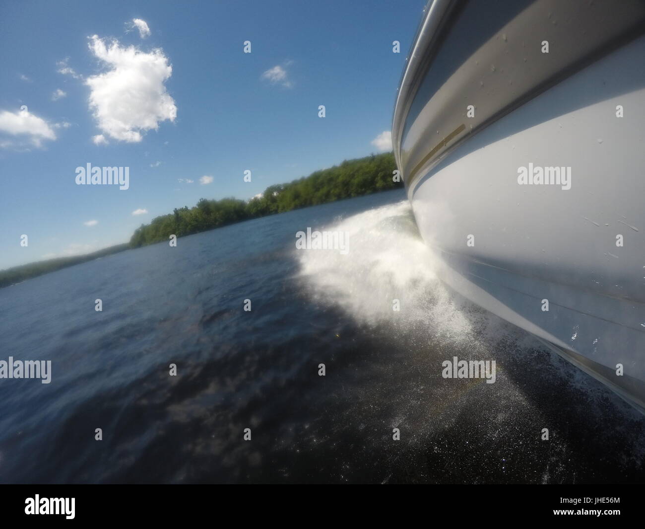 Days on the Lake, Otis Reservoir, MA Stock Photo Alamy
