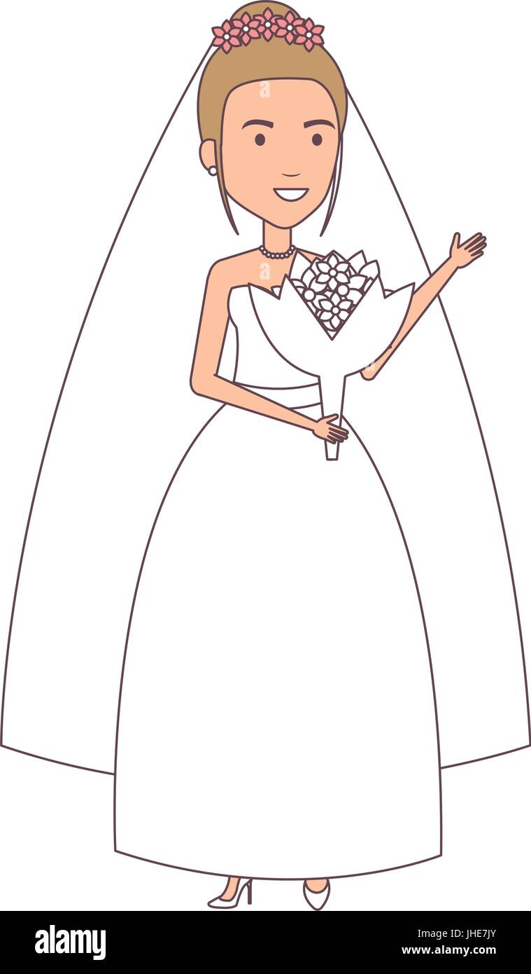 cute wife avatar character vector illustration design Stock Vector ...