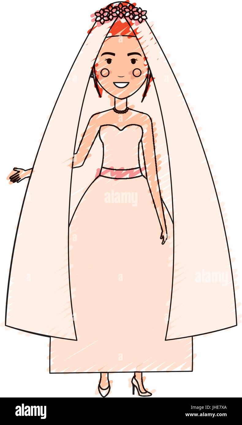 cute wife avatar character vector illustration design Stock Vector ...