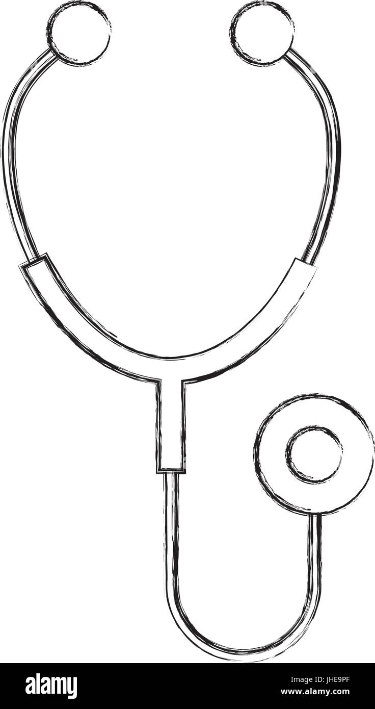 stethoscope medical isolated icon Stock Vector Image & Art - Alamy