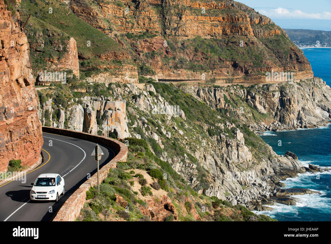 Chapman's Peak Drive, Cape Peninsula, City of Cape Town Municipality, Western Cape Province, Republic of South Africa Stock Photo