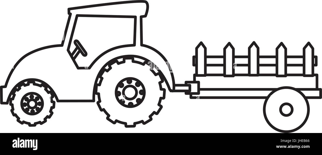 tractor farm isolated icon vector illustration design Stock Vector ...