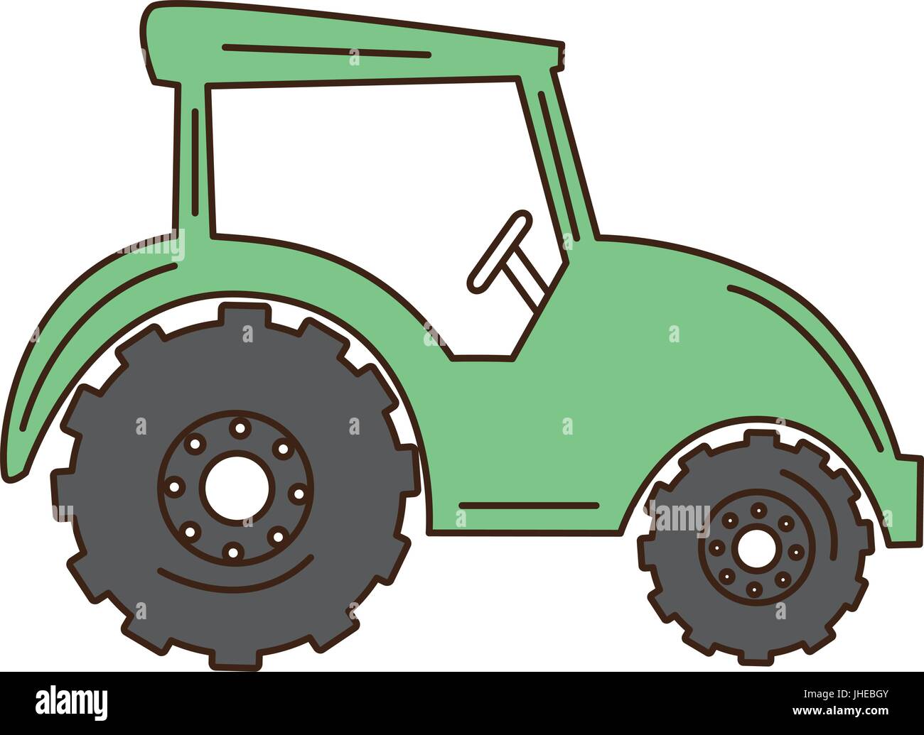 tractor farm isolated icon vector illustration design Stock Vector ...