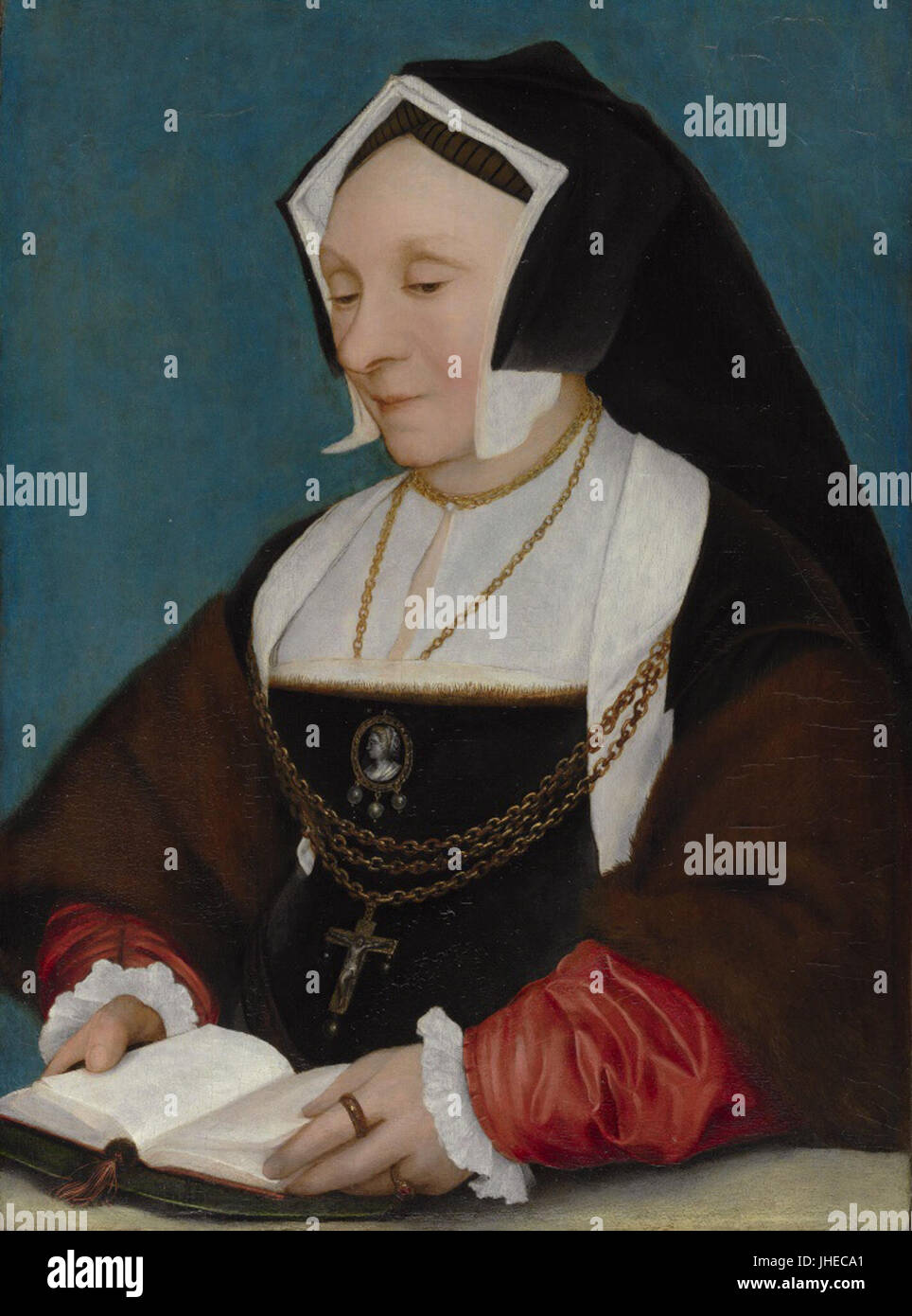 Hans Holbein the Younger lady Alice More Stock Photo