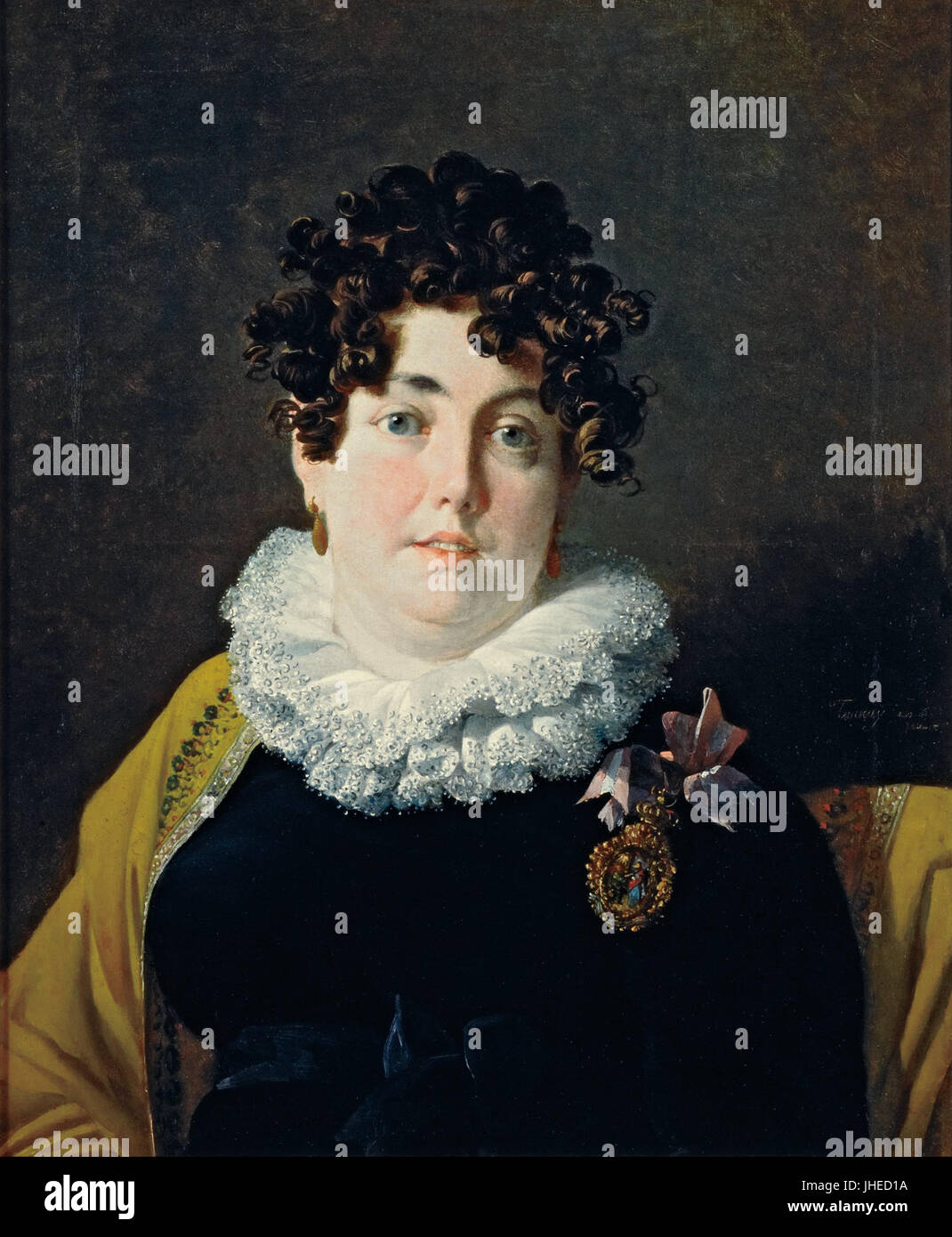 Nicolas Antoine Taunay - Portrait of the Marquise of Belas - Stock Photo