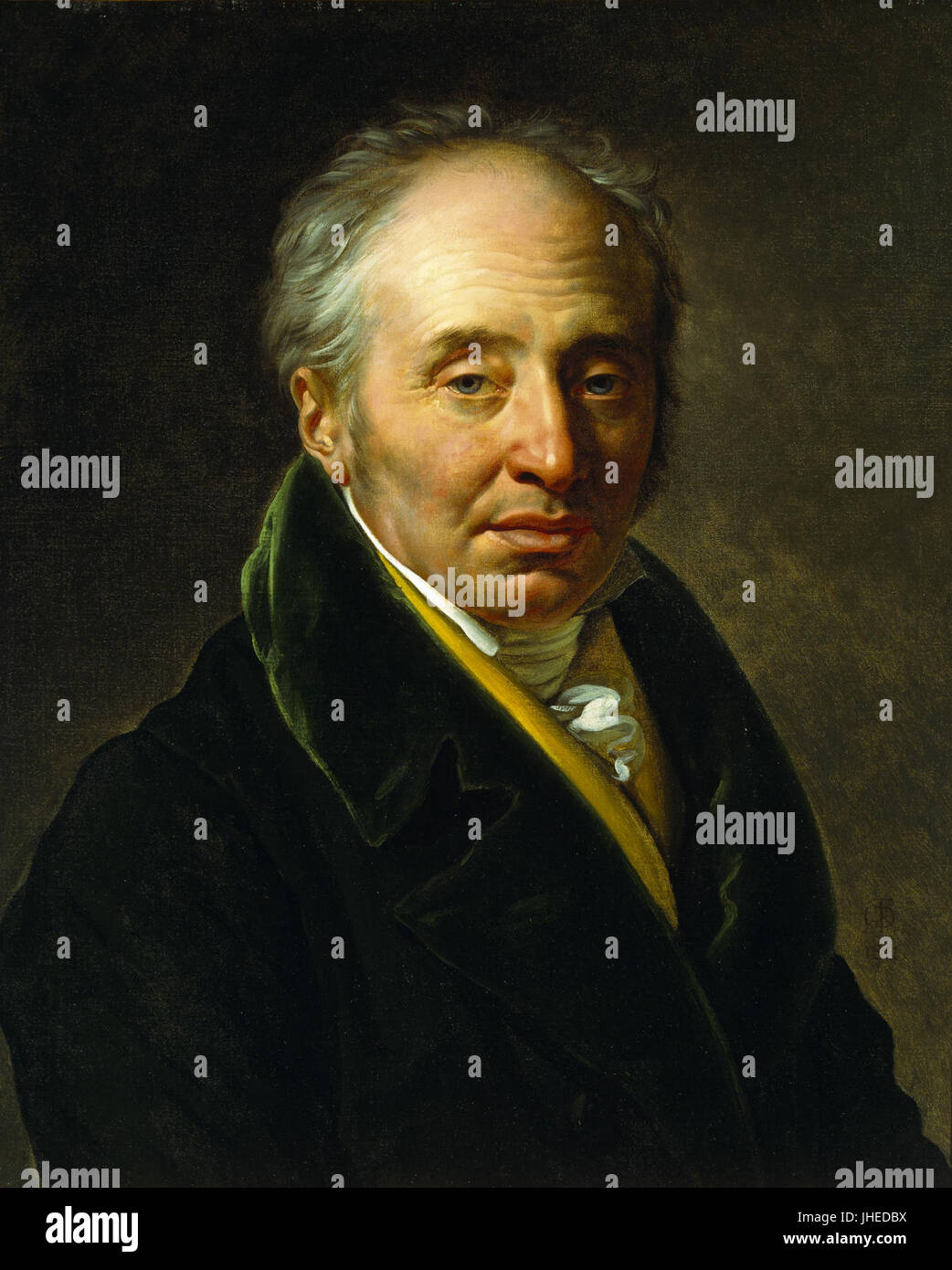 Anne-Louis Girodet de Roussy-Trioson - Portrait de Louis-Charles Balzac (1811) Stock Photo
